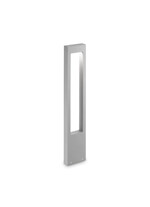Stalp de iluminat modern pentru gradina echipat , gri, 0.8ml, G9, 4000K, 1X15W, IP44, Vega, Ideal Lux