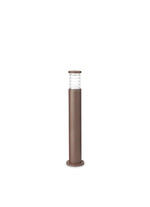 Stalp de iluminat modern pentru gradina echipat , cafeniu, 0.805ml, E27, 4000K, 1x42W, IP65, Tronco, Ideal Lux