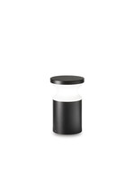 Stalp de iluminat modern pentru gradina echipat , negru, 0.22ml, E27, 4000K, 1x15W, IP65, Torre, Ideal Lux