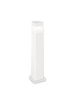 Stalp de iluminat modern pentru gradina echipat , alb, 0.8ml, GX53, CCT, 1x10W, IP55, Cosmo, Ideal Lux