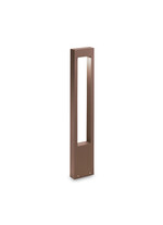 Stalp de iluminat modern pentru gradina echipat , cafeniu, 0.8ml, G9, 4000K, 1X15W, IP44, Vega, Ideal Lux