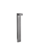 Stalp de iluminat modern pentru gradina echipat , gri, 0.8ml, LED, 4000K, 9W, IP65, Sirio, Ideal Lux