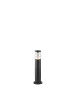 Stalp de iluminat modern pentru gradina echipat , negru, 0.405ml, E27, 4000K, 1x42W, IP65, Tronco, Ideal Lux