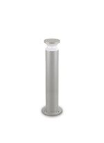 Stalp de iluminat modern pentru gradina echipat , gri, 0.8ml, E27, 4000K, 1x15W, IP65, Torre, Ideal Lux
