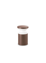 Stalp de iluminat modern pentru gradina echipat , cafeniu, 0.22ml, E27, 4000K, 1x15W, IP65, Torre, Ideal Lux
