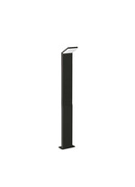 Stalp de iluminat modern pentru gradina echipat , negru, 1 ml, LED, 3000K, 8.5W, IP54, Style, Ideal Lux
