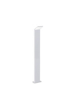 Stalp de iluminat modern pentru gradina echipat , alb, 1 ml, LED, 4000K, 8.5W, IP54, Style, Ideal Lux