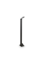 Stalp de iluminat modern pentru gradina echipat , negru, 0.8ml, LED, 3000K, 6.5W, IP54, Agos, Ideal Lux