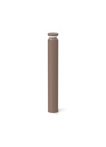 Stalp de iluminat modern pentru gradina echipat , cafeniu, 1ml, LED, 3000K, 14W, IP65, Boeing, Ideal Lux