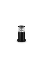 Stalp de iluminat modern pentru gradina echipat , negru, 0.250ml, E27, 4000K, 1x42W, IP65, Tronco, Ideal Lux