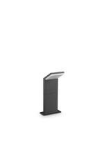 Stalp de iluminat modern pentru gradina echipat , antracit, 0.3ml, LED, 3000K, 8.5W, IP54, Style, Ideal Lux