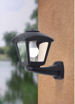 Aplica de iluminat LED pentru gradina, 275x260mm, E27, 8.5W, CCT set, IP55, Fumagalli, Roby, Nardo