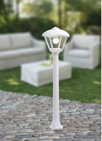 Stalp de iluminat modern pentru gradina echipat, 1ml, E27, 8.5W, CCT set, IP55, Fumagalli, Dario, Giaffa