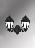 Aplica de iluminat LED pentru gradina, 490x510mm, 2 brate, E27, 2x6.5W, Fumagalli, Anna, Porpora