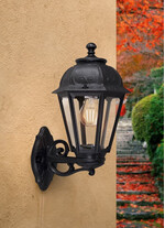 Aplica de iluminat LED pentru gradina, 275x460mm, E27, 6.5W, Fumagalli, Saba, Bisso