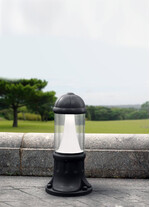 Stalp de iluminat ornamental pentru gradina echipat, 0.5ml, E27, 10W, CCT set, IP55, Fumagalli, Sauro LED