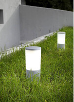 Stalp de iluminat modern pentru gradina echipat, 0.25ml, E27, 11W, CCT set, IP55, Fumagalli, Amelia, Spike