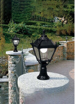 Stalp de iluminat ornamental pentru gradina echipat, 0.7ml, E27, 30W, CCT set, IP55, Fumagalli, Tobia, Lot