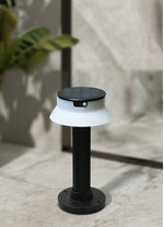 Stalp de iluminat solar pentru gradina, cu senzor de prezenta, 0.3ml, 2W, albastru, Fumagalli, Solar, Santina
