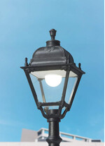 Abajur pentru stalpi de iluminat, pendule si aplice, 560x330mm, tip felinar, GX53, 4x10W, CCT set, IP55, Fumagalli, Simon