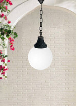 Pendul de iluminat pentru gradina, 960x400mm, tip glob, H.FC6, E27, Fumagalli, Globe 400 Classic, Sichem