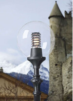 Abajur pentru stalpi de iluminat, pendule si aplice, tip glob, Classic, 500mm, Fumagalli, Globe 500 Classic, H.FC6