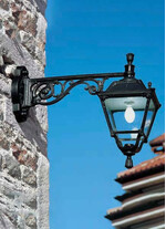 Aplica de iluminat LED pentru gradina, 910x1130mm, E40, Fumagalli, Elia, Aron