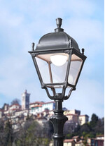 Abajur pentru stalpi de iluminat, pendule si aplice, tip felinar, 770x430mm, 60W, 4000K, Fumagalli, Pietro