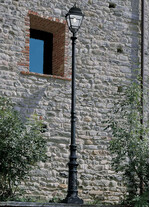 Stalp de iluminat ornamental pentru gradina echipat, 4.7ml, E27, 60W, 4000K, Fumagalli, Pietro, Giona 4000