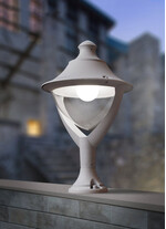 Stalp de iluminat modern pentru gradina echipat, 0.8ml, E27, 50W, 3000K, Fumagalli, Beppe 400