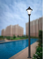 Stalp de iluminat modern pentru gradina echipat, 3.6ml, GX53, 6x10W, CCT set, IP55, Fumagalli, Remo 400, Akille 3000