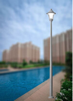 Stalp de iluminat modern pentru gradina echipat, 3.6ml, E27, 30W, CCT set, IP55, Fumagalli, Remo 400, Akille 3000
