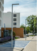 Stalp de iluminat stradal modern echipat, 5ml, LED, 4000K, 1 brat, 1x24W, IP65, Way, ElmarCo