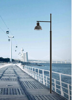 Stalp de iluminat modern pentru parcuri echipat, 4ml, 1x24W, LED, 4000K, IP65, Deco, ElmarCo