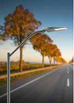 Corp de iluminat LED pentru stalp stradal, 4000K, 540x220x75mm, 96W, IP65, Wega Smart, ElmarCo