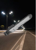 Corp de iluminat LED pentru stalp stradal, 4000K, gri, 50W, 5600lm, IP65