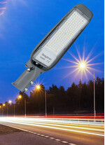 Corp de iluminat LED pentru stalp stradal, 6500K, gri, 100W, 11000lm, IP66