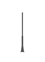 Stalp de iluminat modern pentru parcuri neechipat, 3ml, negru, metal, IP20, GP002