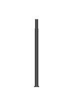 Stalp de iluminat modern pentru parcuri neechipat, 3ml, negru, metal, IP20, GP003
