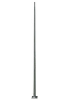 Stalp de iluminat modern pentru parcuri neechipat, , 250x250x8mm, gri, , IP65