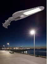 Corp de iluminat LED pentru stalp stradal, 4000K, 500x240x105mm, gri, 30W, IP66