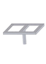 Cadru pentru stalp de iluminat, pentru panou fotovoltaic, 2x30cm, SG-BO