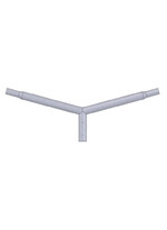 Brat pentru stalp de iluminat, dublu drept 180°, 2x1.5ml, Ø=48mm