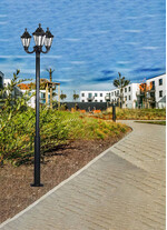 Stalp de iluminat ornamental pentru parcuri echipat, 3ml, 3x8.5W, LED, CCT set, negru, 3 brate, IP55, SV-002.N3.3OFIR.RUT