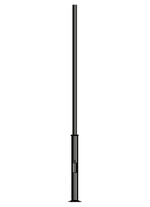 Stalp de iluminat ornamental pentru parcuri neechipat, 3ml, negru, IP55, SV-M002