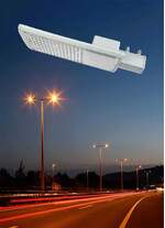 Corp de iluminat LED pentru stalp stradal, 6500K, crom, 30W, 3900lm, IP65