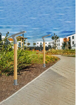 Stalp de iluminat modern pentru gradina echipat, 1.2ml, LED, 3000K/4000K, insertie lemn, 1x8.5W, IP66, Elew D, ElmarCo
