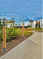 Stalp de iluminat modern pentru gradina echipat, 1.2ml, LED, 3000K/4000K, fara brate, insertie lemn, 6.5W, IP66, Bretania D, ElmarCo