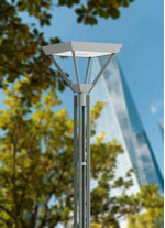 Corp de iluminat LED pentru stalp stradal, 4000K, 470x470x450mm, 24W, IP65, Ottawa, ElmarCo