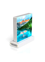 Caseta luminoasa LED magnetica, patrata, reincarcabila, 135mm, 6500K, IP20, 12VDC, seria magnetic baza, abcMIX, CS1235